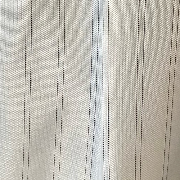 DKNY Double Breasted Vest. Black with Gold Buttons and Gold Logo Embellishments - Picture 12 of 12